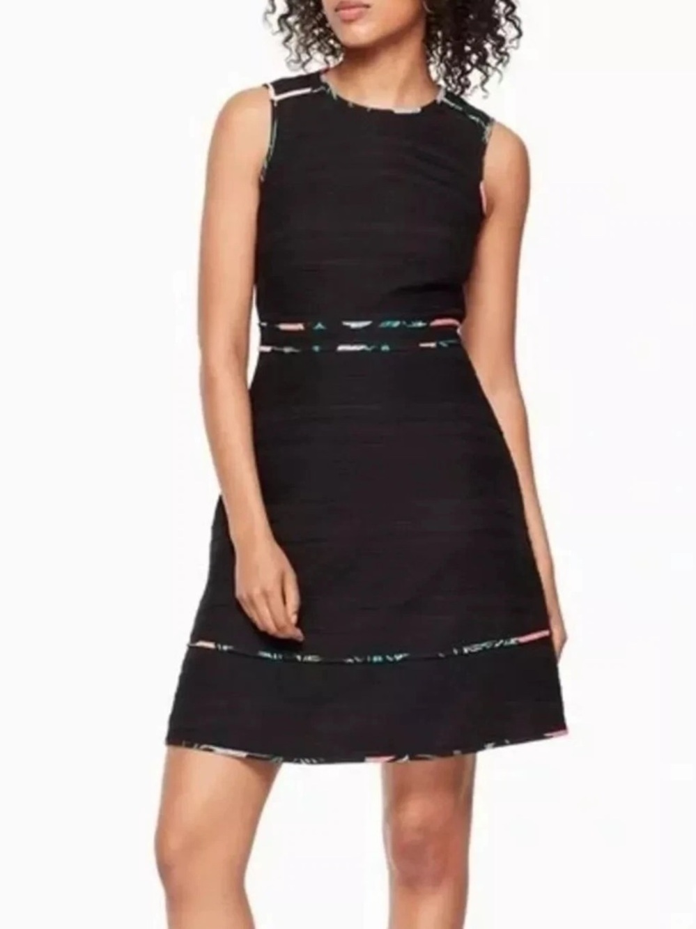 NWT Kate Spade Women’s Blossom Trim Tweed Mini Dress